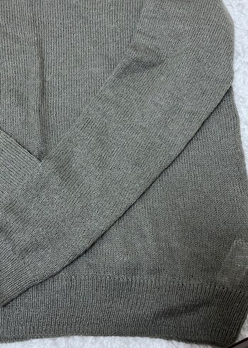 Gri Kadın Triko Kazak - Zara - Görsel 5