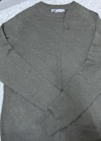 Gri Kadın Triko Kazak - Zara - Görsel 2