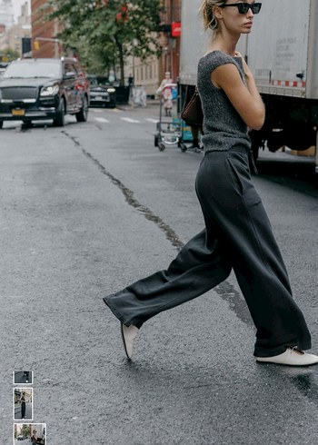 Kömür rengi zara eşofman altı - Görsel 4