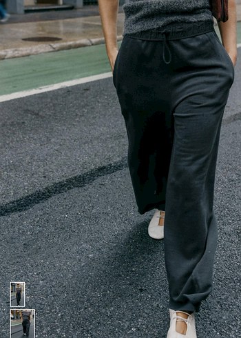 Kömür rengi zara eşofman altı - Görsel 2