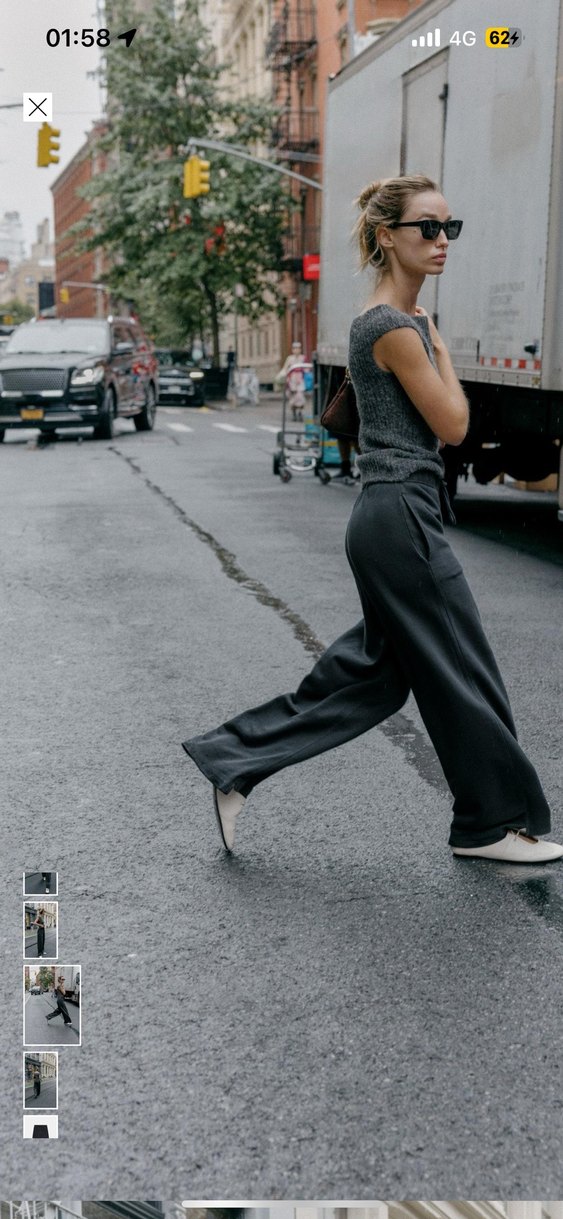 Kömür rengi zara eşofman altı - Görsel 4