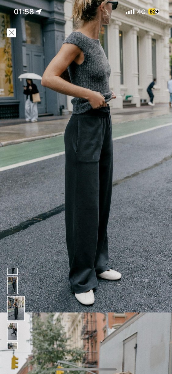 Kömür rengi zara eşofman altı - Görsel 3