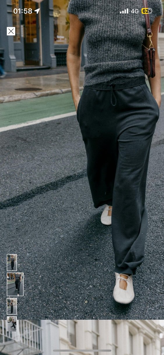 Kömür rengi zara eşofman altı - Görsel 2