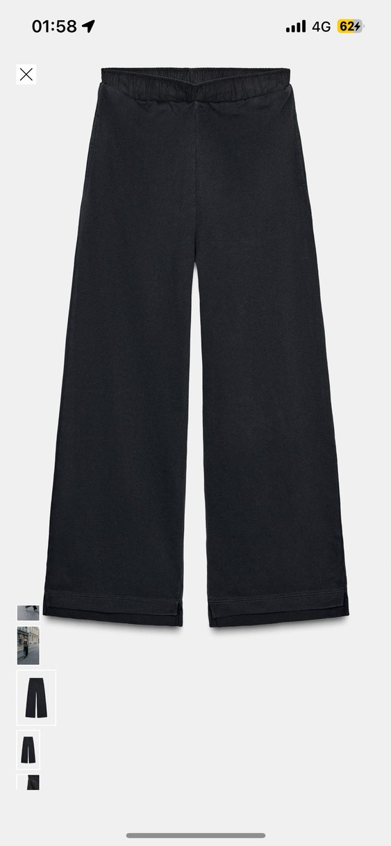 Kömür rengi zara eşofman altı - Görsel 5