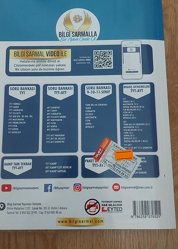 TYT-AYT Dil Bilgisi Soru Bankası Bilgisarmal