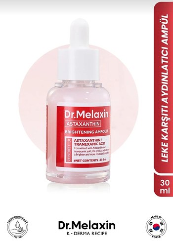 Dr.Melaxin Astaxanthin Aydınlatıcı Serum 30 ml
