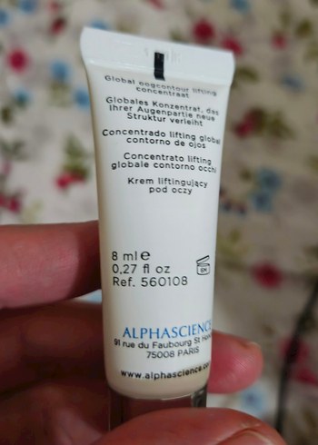 Alphascience Eye Matrix Anti-Aging Göz Kremi 8ml - Görsel 4