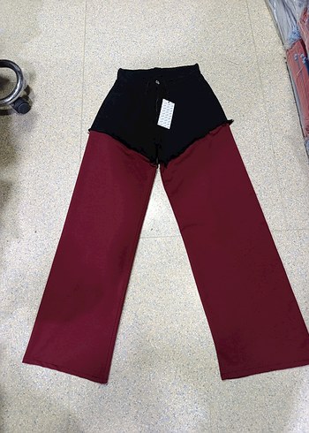 Kadın Siyah Rahat Kesim Pamuklu Pantolon - Görsel 5