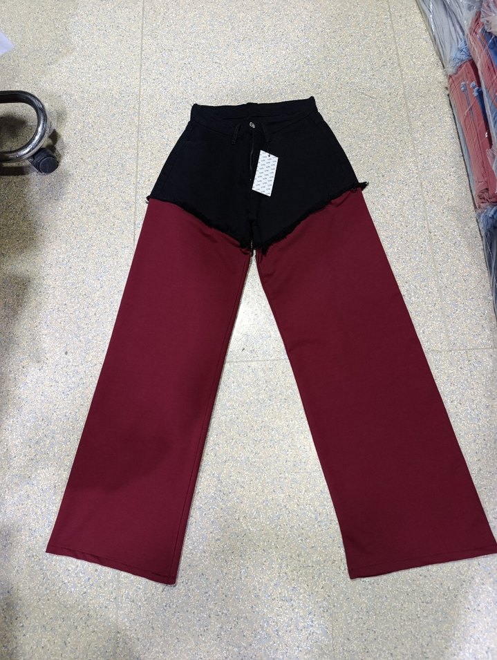 Kadın Siyah Rahat Kesim Pamuklu Pantolon - Görsel 5