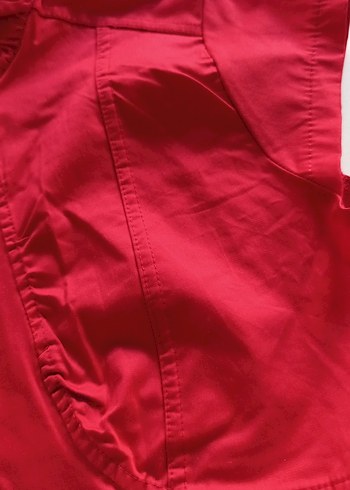 kadın kırmızı L beden bolero - Görsel 8