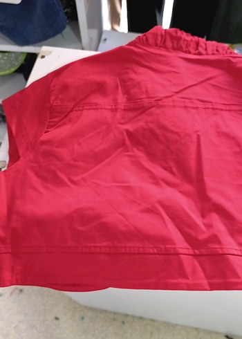 kadın kırmızı L beden bolero - Görsel 5