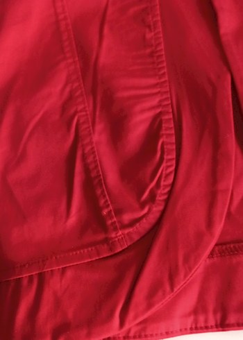 kadın kırmızı L beden bolero - Görsel 3