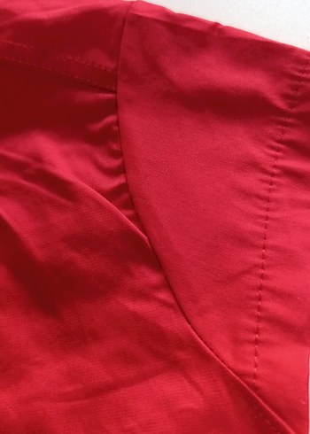 kadın kırmızı L beden bolero - Görsel 12