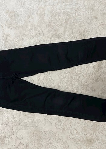 Siyah Elastik Kumaşlı Kadın Skinny Jean
