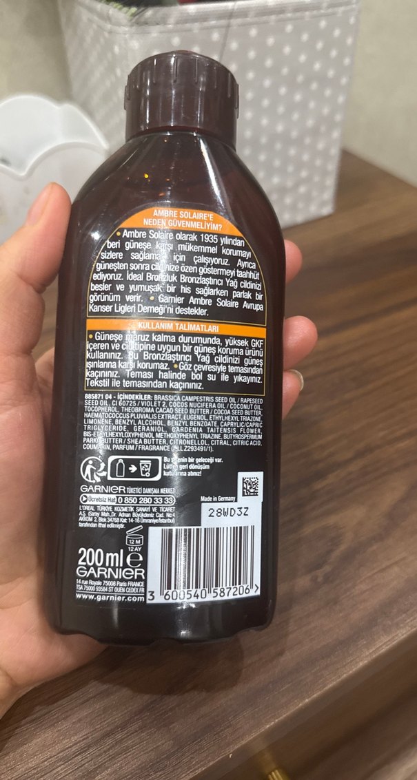 Garnier Ambre Solaire Bronzlaştırıcı Yağ - Görsel 2