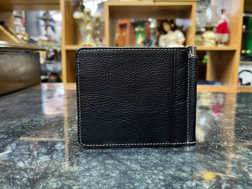 Hakiki Deri Klasik Siyah-Kahverengi Erkek Cüzdan - Görsel 2