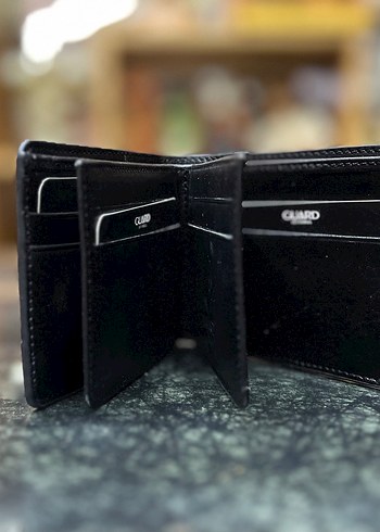 Hakiki Deri Siyah Yılan Desenli Erkek Cüzdan - Görsel 3