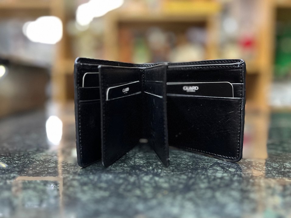 Hakiki Deri Siyah Yılan Desenli Erkek Cüzdan - Görsel 3