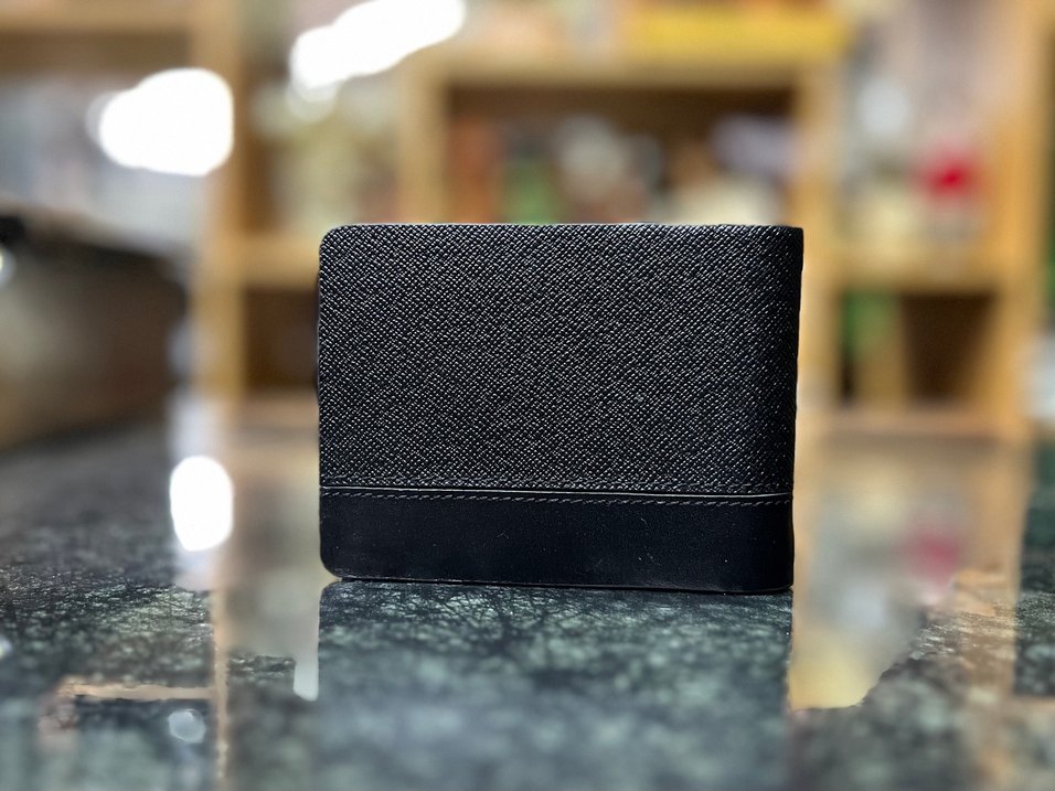 Hakiki Deri Siyah Yılan Desenli Erkek Cüzdan - Görsel 2