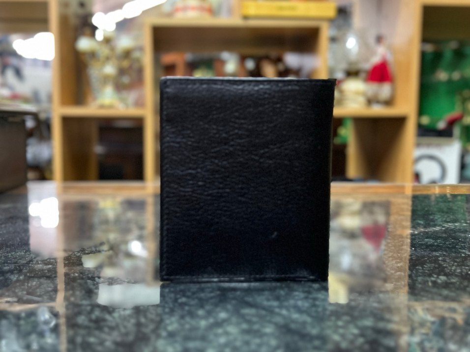 Hakiki Deri Siyah Erkek Cüzdanı - Basit ve Modern - Görsel 2