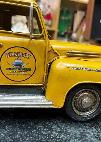 Sarı Renkli Oyuncak Araba - Görsel 6