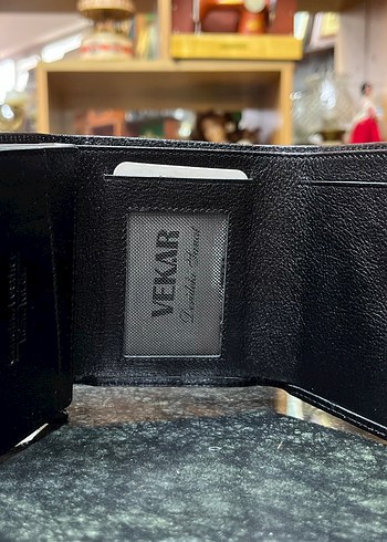 Hakiki Deri Siyah Minimalist Erkek Cüzdanı - Görsel 3