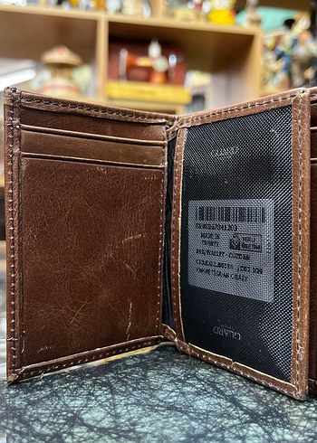 Hakiki Deri Parlak Kahverengi Erkek Cüzdan - Görsel 4