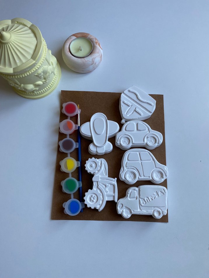 Araç Figürlü Boyama Seti - Görsel 2