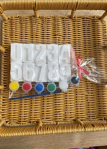 Rakamlı Boyama Seti ve Fırça - Görsel 2