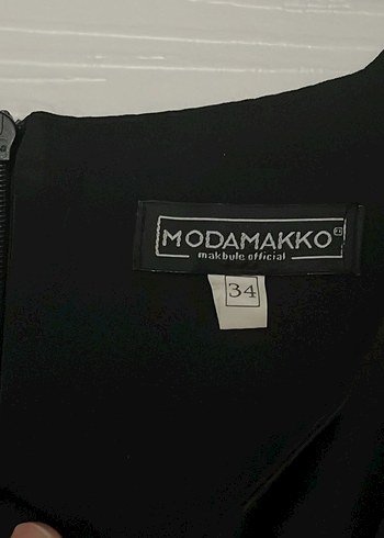 Siyah Straplez saten Midi Elbise - Görsel 5