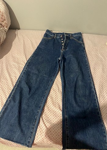 Diğer Yuksek Bel Mavi Denim Jean