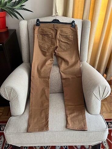 42 Beden kahverengi Renk Yazlık temiz pantolon