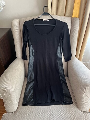 l Beden siyah Renk Şık dizayn siyah elbise