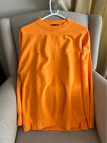 Diğer Şık dizayn ince turuncu sweatshirt