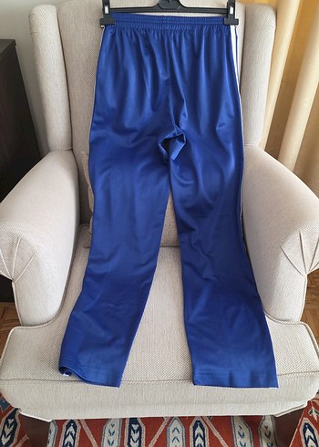 Mavi Beyaz Yan Şeritli Erkek Eşofman Altı - Görsel 4