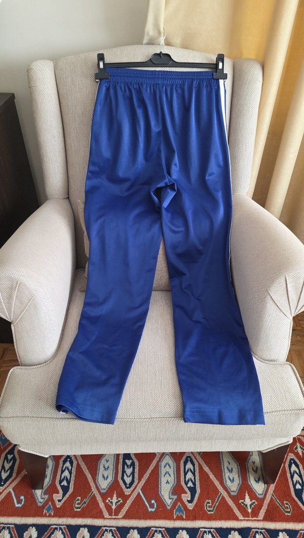 Mavi Beyaz Yan Şeritli Erkek Eşofman Altı - Görsel 4