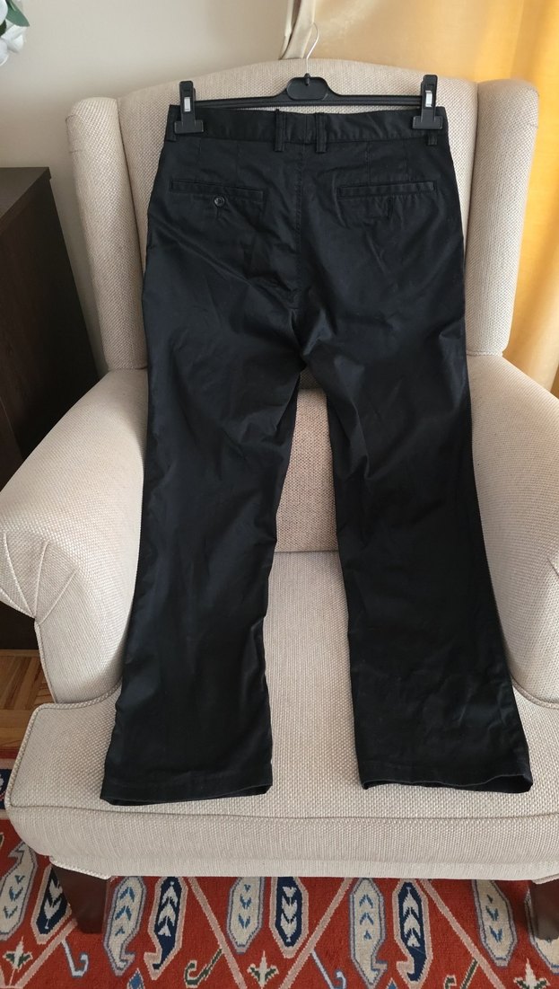 Siyah Regular Fit Erkek Pantolon - Görsel 4