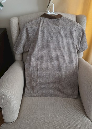 Düğmeli Kahverengi Polo Yaka Erkek Tişört - Görsel 4