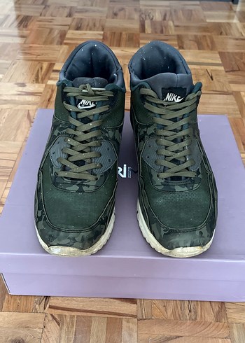 Nike Kamuflaj Desenli Yeşil Erkek Spor Ayakkabı