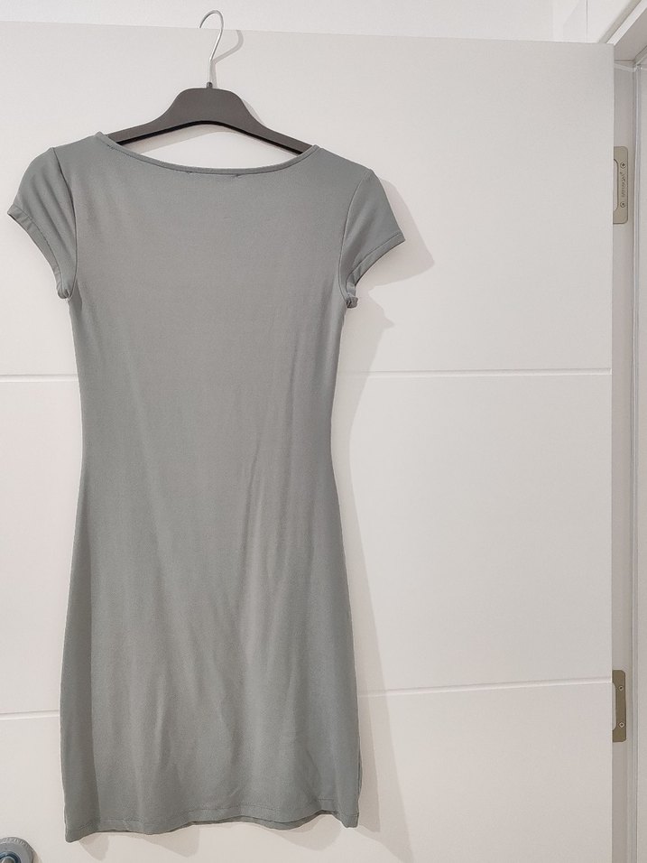 Gri Kadın Günlük Elbise - Görsel 2