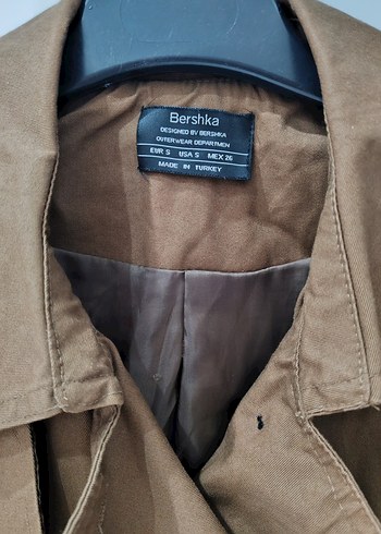 Kahverengi Kemerli Trençkot - Görsel 3