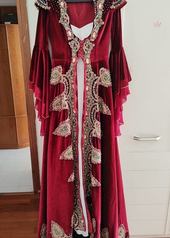 İşlemeli Kına Elbisesi Bindallı - Görsel 6