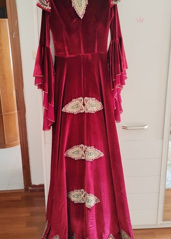 İşlemeli Kına Elbisesi Bindallı - Görsel 4