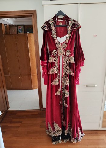 İşlemeli Kına Elbisesi Bindallı - Görsel 7