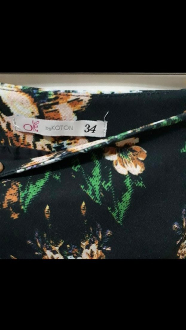 Çiçek Desenli Etek - Görsel 3