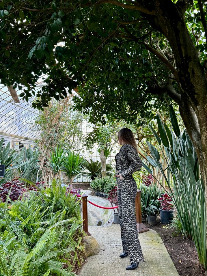 Leopar denim takım - Görsel 4