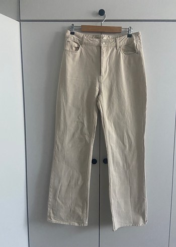 Hm 44 beden krem Kadın Pantolon