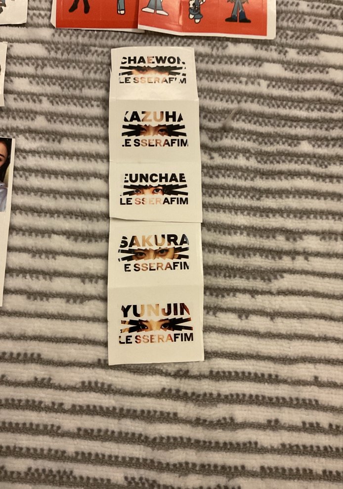 Le ssererafim sınırlı sticker - Görsel 2