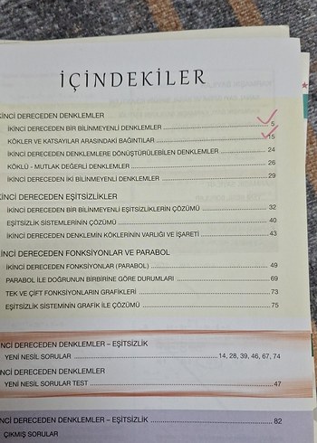 sonuç fasikülleri + aktif türev fasikülü 6 kitap - Görsel 6