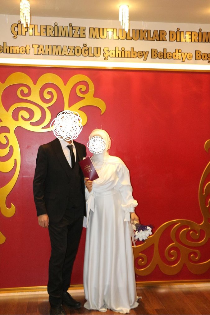 Tesettür Beyaz Nikah Elbisesi - Görsel 2